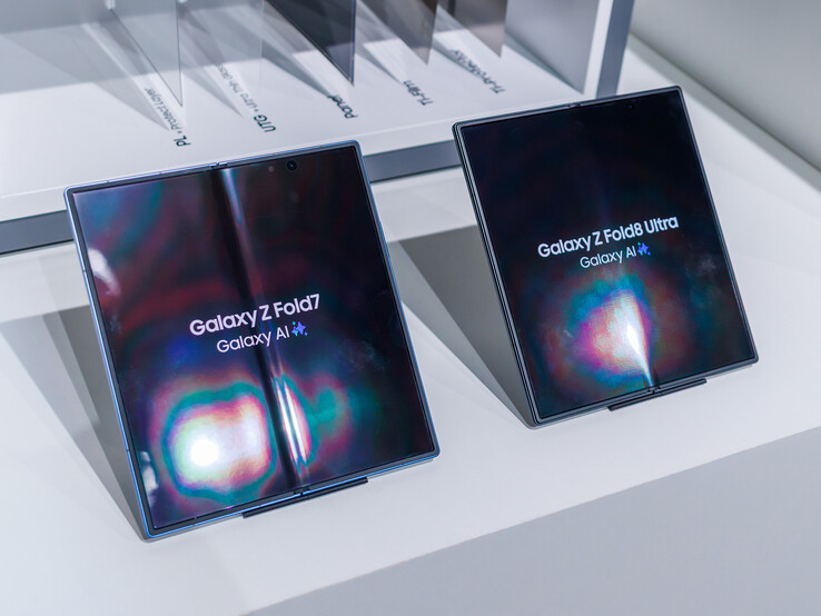 Compared to the Galaxy Z Fold7, the folding edge on the Fold8 Ultra become flatter.