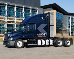 Amogy unveils the world&#039;s first zero-emission truck powered by ammonia (Image: Amogy)