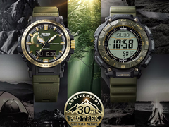 Pictured, the Casio Pro Trek PRW-61ANS-3 (left), and the Pro Trek PRG-340ANS-3 (right). (Image source: Casio)