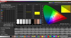 CalMAN ColorChecker calibrated