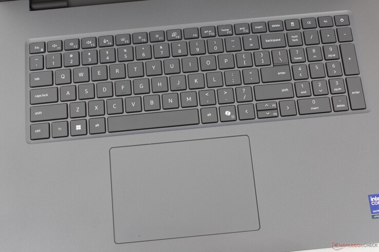 Keyboard and clickpad are identical to the Dell Pro Max 16 Plus down to even their dimensions. In other words, the bigger 18-inch form factor doesn't mean bigger keys