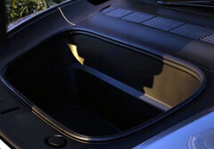 Model Y Juniper frunk offers a draining hole (Image source: Tesla)