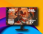 The AOC Q27G41ZDF QD-OLED gaming monitor features a 2560 x 1440 resolution.