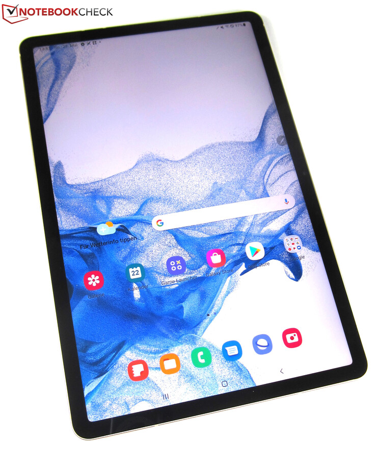 Samsung Galaxy Tab S8 performance 5G NotebookCheck.net review: Reviews Maximum 11-inch in format 