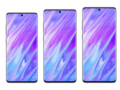 The Samsung Galaxy S11 could sport a central punch hole for the selfie camera. (Source: Ben Geskin)