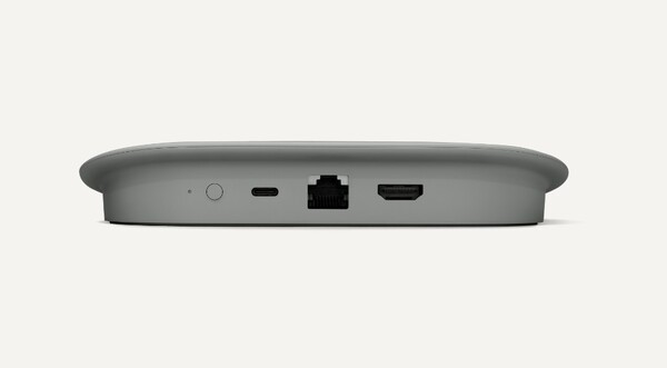 The Google TV Streamer (4K) has an ethernet port on the back for a wired internet connection. (Image source: Google)
