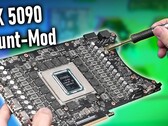 Modded RTX 5090 (image source: der8auer YouTube channel)
