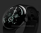 The Google Pixel Watch 3 hardly has any design changes, but it does have new features. (Image source: @OnLeaks / 91mobiles)