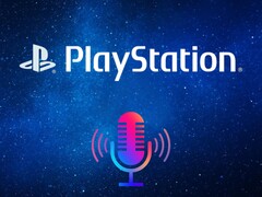 Banner with PlayStation logo and podcast symbol