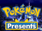 Pictured: Pokemon Presents Logo with Lumiose City in the background. (Image Source: Game Freak w/edits)
