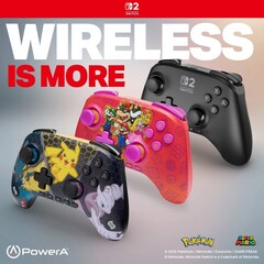 The PowerA Advantage Wireless controller comes in Black, Mario and Friends, and Pokemon Mega Evolutions design options (Image source: PowerA)