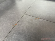 some traces remained.