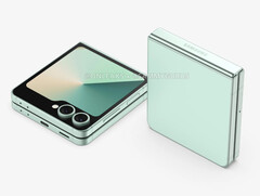 Samsung is rumoured to put older flagship components to use in the Galaxy Z Flip &#039;Fan Edition&#039;. (Image source: OnLeaks &amp; Sammy Guru)