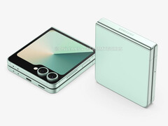 Samsung is rumoured to put older flagship components to use in the Galaxy Z Flip 'Fan Edition'. (Image source: OnLeaks & Sammy Guru)