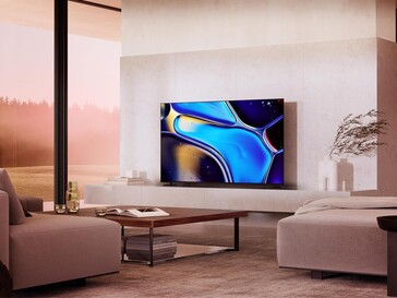 The 55-inch Sony Bravia 8 OLED TV shown in living room (Image source: Costco)