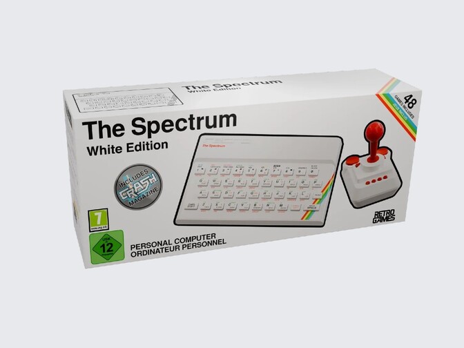Plaion begins selling a white version of the ZX Spectrum alongside