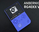 The RG40XX V will be available in multiple colour options, including this fetching blue option. (Image source: Anbernic)