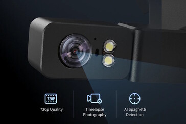 The 3D printer comes with a camera (Image source: Anycubic)