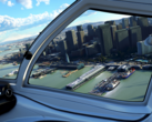 The all-new Flight Simulator features spectacular Azure AI-powered landscapes and skylines. (Source: Microsoft)