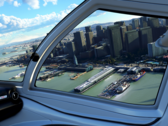 The all-new Flight Simulator features spectacular Azure AI-powered landscapes and skylines. (Source: Microsoft)
