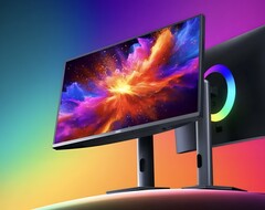 The HKC M10 Ultra happens to be the first monitor with an RGB mini LED panel. (Image source: HKC via ITHome)
