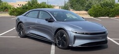The Lucid Air Grand Touring boasts an impressive range of 480 miles. (Image source: TFLEV via YouTube)