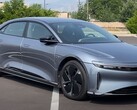 The Lucid Air Grand Touring boasts an impressive range of 480 miles. (Image source: TFLEV via YouTube)