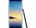 Samsung Galaxy Note 8 in Midnight Black, with included S Pen. (Source: Samsung)