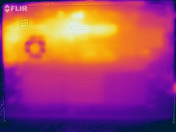 Heat map under load - Bottom