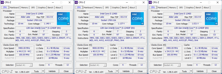 CPU-Z core clocks (Image Source: Comptoir Hardware)