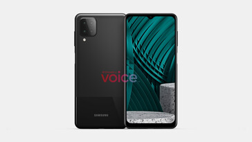 OnLeaks posts new "Galaxy M12" renders. (Source: Voice)