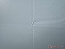 Slight creases from folding on the PVC sheet.