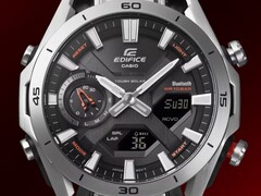 Casio’s Edifice ECB-2300D watches (ECB-2300D-1A pictured) will be released in Europe. (Image source: Casio)