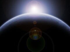 Image showing a planet and a sunrise. (Image source: LoganArt - Pixabay)