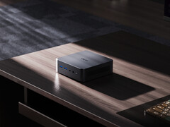 The Core Ultra 7 configuration of the mini PC currently costs $759. Pictured: a promotional render showing the design of the system.