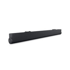 The Dell Slim Conferencing Soundbar attaches magnetically to the underside of a compatible monitor. (All images via Dell)