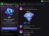 Discord will allow your channel and messages to appear on web pages