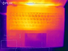Heat development - top (idle)