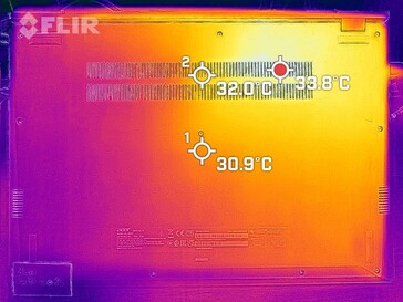 Thermal imaging - idle, bottom