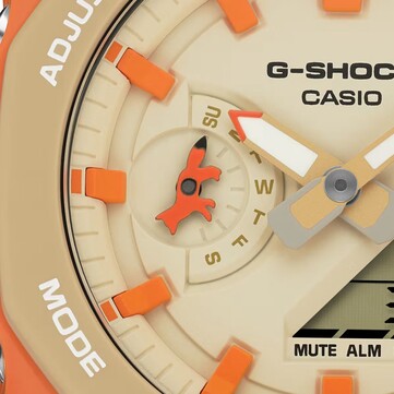 A fox appears as the indicator at the 9 o'clock position. (Image source: Casio US)