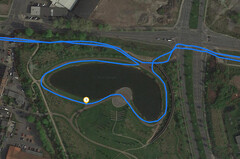 GPS Test: Meizu X8 – Cycling around a lake