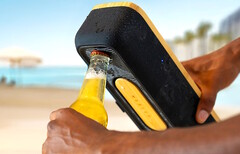 The House of Marley Get Together Go portable speaker can be used as a bottle opener.