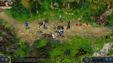 Pictured: A gameplay screenshot from King's Bounty: The Legend.