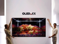 The OLED.EX displays combined with microlens technology could launch next year. (Image Source: HDTVTest)