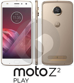 Alleged image of upcoming Lenovo Moto Z2 Play low-end Android smartphone