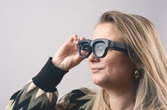 The Luna Glass AR glasses enhance night vision for the visually impaired by projecting a brighter image of reality.