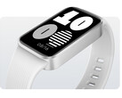 The Redmi Band 4 costs around $25. Pictured: an edited promo picture showing the white colorway.