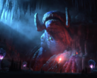 Subnautica Below Zero Steam screenshot showing a frozen leviathan in a cave