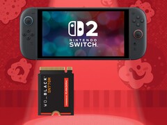 Switch 2 shown with M.2 2230 NVMe SSD