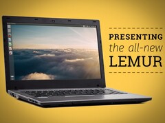 System76 Lemur laptop with 14-inch display and Intel Broadwell